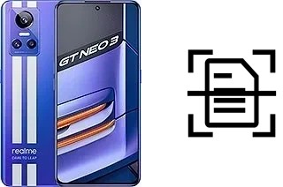 Dokument auf einem Realme GT Neo3 scannen