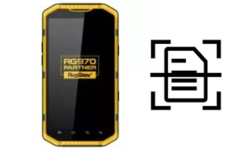 Dokument auf einem RugGear RG970 Partner scannen