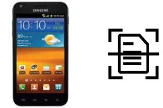 Dokument auf einem Samsung Galaxy S II Epic 4G Touch scannen