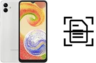 Dokument auf einem Samsung Galaxy A04 scannen