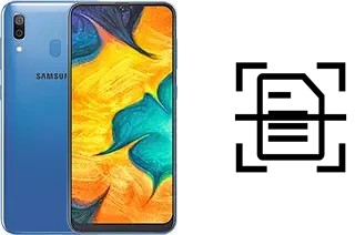 Dokument auf einem Samsung Galaxy A30 scannen