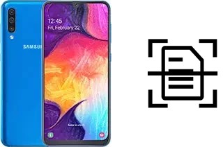 Dokument auf einem Samsung Galaxy A50 scannen