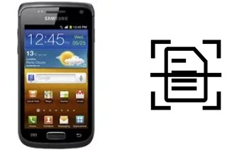 Dokument auf einem Samsung Galaxy W I8150 scannen