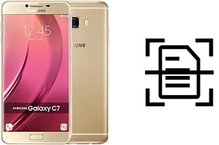 Dokument auf einem Samsung Galaxy C7 scannen