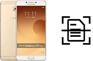 Dokument auf einem Samsung Galaxy C9 Pro scannen