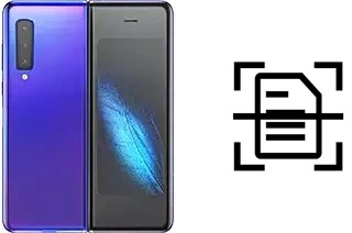 Dokument auf einem Samsung Galaxy Fold scannen