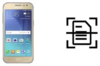 Dokument auf einem Samsung Galaxy J2 DTV scannen