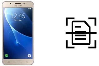 Dokument auf einem Samsung Galaxy J5 Metal scannen