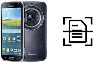 Dokument auf einem Samsung Galaxy K zoom scannen