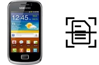 Dokument auf einem Samsung Galaxy mini 2 S6500 scannen