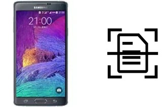 Dokument auf einem Samsung Galaxy Note 4 Duos scannen