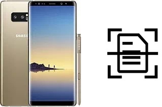 Dokument auf einem Samsung Galaxy Note8 scannen