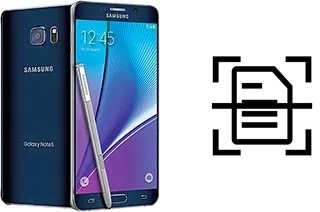 Dokument auf einem Samsung Galaxy Note5 scannen