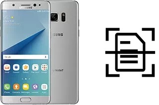 Dokument auf einem Samsung Galaxy Note7 (USA) scannen