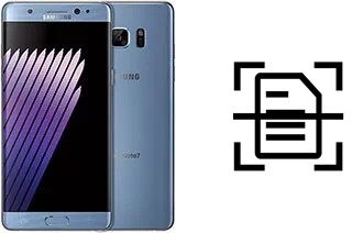 Dokument auf einem Samsung Galaxy Note7 scannen