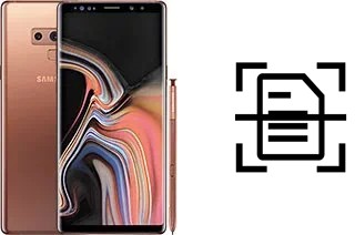 Dokument auf einem Samsung Galaxy Note9 scannen