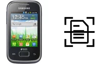 Dokument auf einem Samsung Galaxy Pocket Duos S5302 scannen