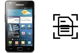 Dokument auf einem Samsung Galaxy S II 4G I9100M scannen