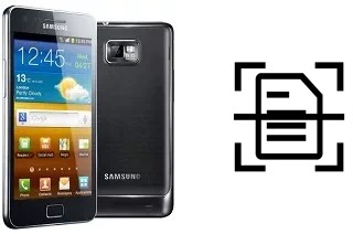 Dokument auf einem Samsung I9100 Galaxy S II scannen