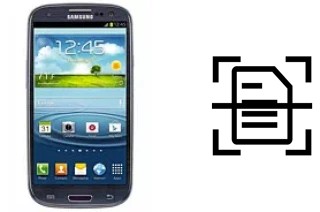 Dokument auf einem Samsung Galaxy S III I747 scannen