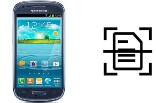 Dokument auf einem Samsung I8190 Galaxy S III mini scannen