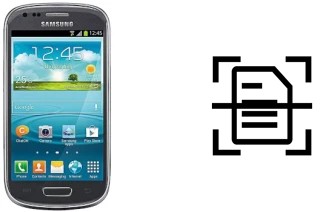 Dokument auf einem Samsung Galaxy S3 Mini VE scannen