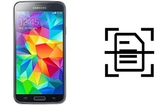 Dokument auf einem Samsung Galaxy S5 TD-LTE scannen