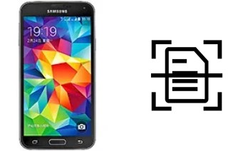 Dokument auf einem Samsung Galaxy S5 Duos scannen