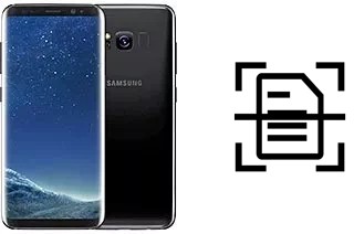 Dokument auf einem Samsung Galaxy S8 scannen