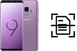 Dokument auf einem Samsung Galaxy S9 scannen