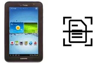 Dokument auf einem Samsung Galaxy Tab 2 7.0 I705 scannen