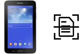 Dokument auf einem Samsung Galaxy Tab 3 Lite 7.0 3G scannen