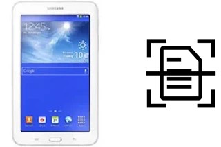 Dokument auf einem Samsung Galaxy Tab 3 lite scannen