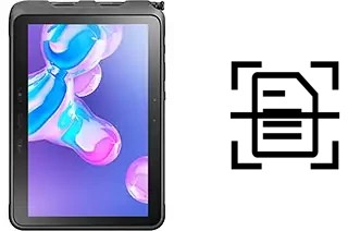 Dokument auf einem Samsung Galaxy Tab Active Pro scannen