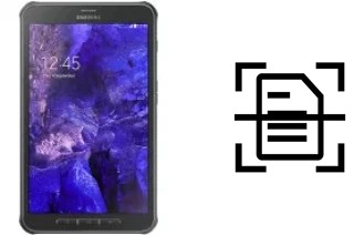 Dokument auf einem Samsung Galaxy Tab Active LTE scannen