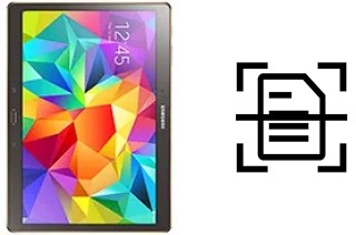 Dokument auf einem Samsung Galaxy Tab S 10.5 LTE scannen