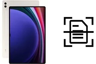 Dokument auf einem Samsung Galaxy Tab S9 Ultra scannen