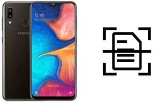 Dokument auf einem Samsung Galaxy Wide4 scannen