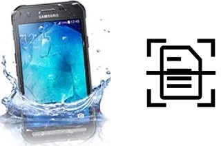 Dokument auf einem Samsung Galaxy Xcover 3 scannen