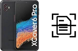 Dokument auf einem Samsung Galaxy Xcover6 Pro scannen