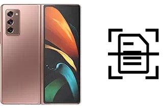 Dokument auf einem Samsung Galaxy Z Fold2 5G scannen