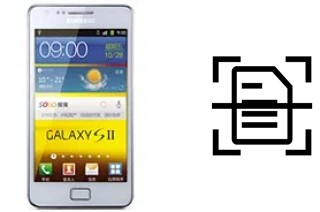 Dokument auf einem Samsung I9100G Galaxy S II scannen