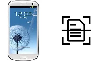 Dokument auf einem Samsung Galaxy S3 Neo scannen