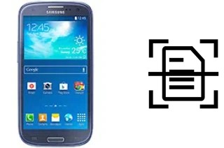 Dokument auf einem Samsung I9301I Galaxy S3 Neo scannen