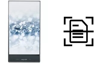 Dokument auf einem Sharp Aquos Crystal 2 scannen