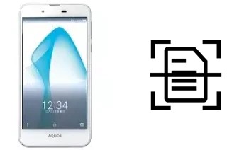 Dokument auf einem Sharp Aquos L scannen