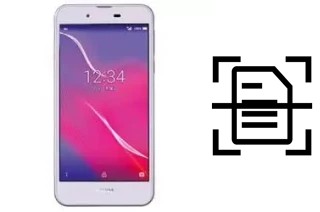 Dokument auf einem Sharp Aquos L2 scannen