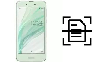 Dokument auf einem Sharp Aquos Sense Basic scannen