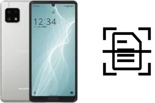 Dokument auf einem Sharp Aquos Sense4 Lite scannen