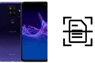 Dokument auf einem Sharp Aquos Sense4 Plus scannen
